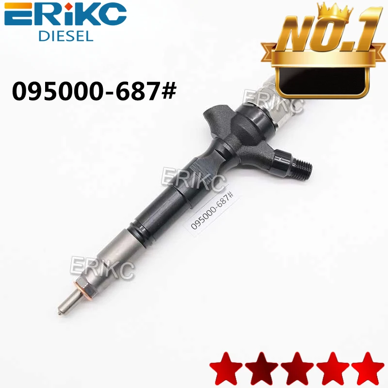 ERIKC 095000-6871 095000-6870 23670-30080 23670-30180 Automotive Parts Fuel Injectors for Daihatsu Delta 1KD-FTV