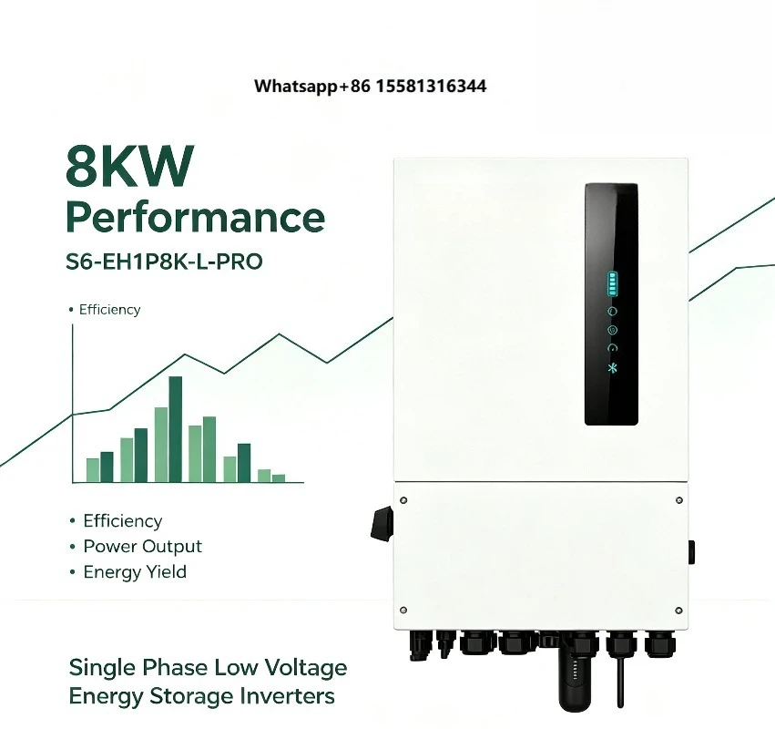 Solis 6KW 8KW Low Voltage Hybrid Inverter S6-EH1P8K-L-PRO S6-EH1P8K-L-PLUS Home Solar Power Inverter