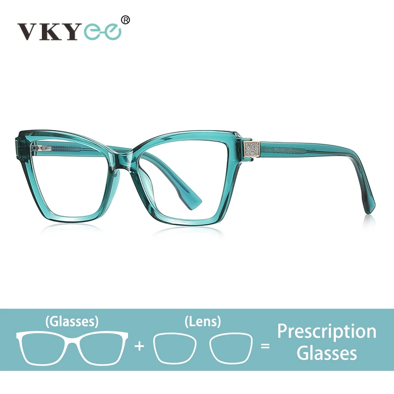 

VICKY модные прогрессивные мультифокальные фотохромные очки в большой оправе с защитой от синего света, персонализируемые очки по рецепту