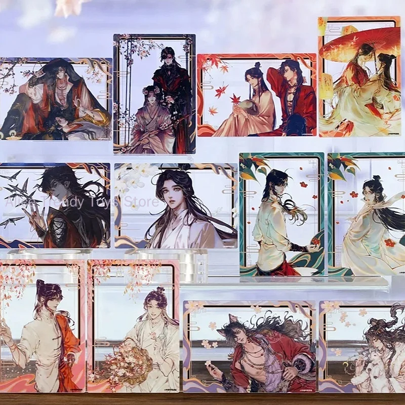 

New Heaven Officials Blessing Bright Shadow Series Blind Box Acrylic Clear Card Tian Guan Ci Fu Hua Cheng Anime Peripheral