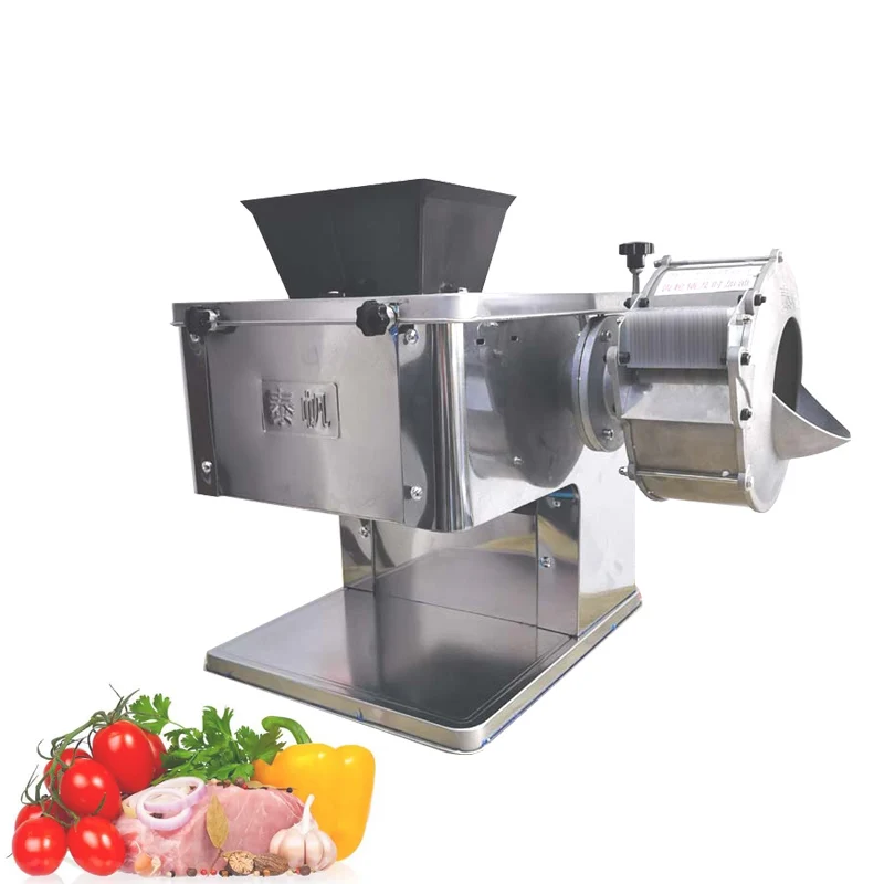 

Commercial Meat Cutter Stainless Steel Fully Automatic 850W Pork beef chicken Shred Slicer Dicing Machine Meat Slicer