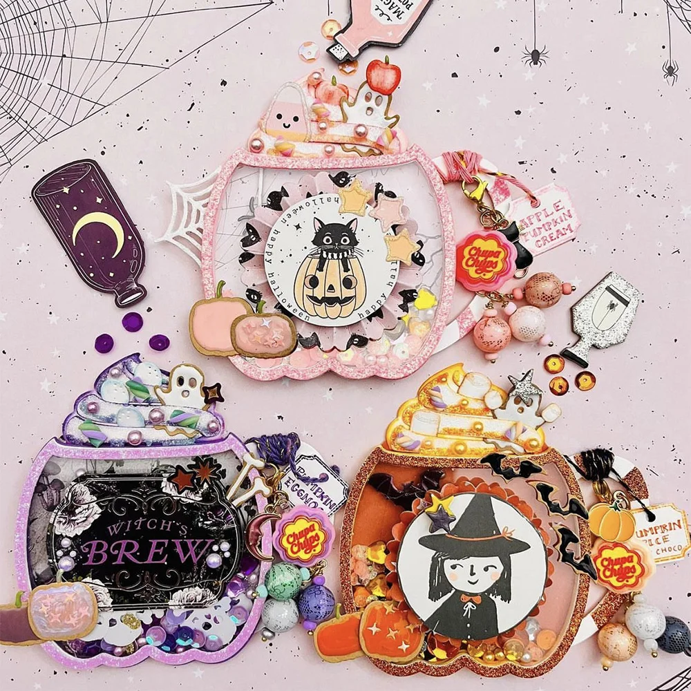 Kscrapcraft Halloween dynia Shaker metalowe wykrojniki szablony do scrapbookingu dekoracyjne wytłaczanie kartki DIY