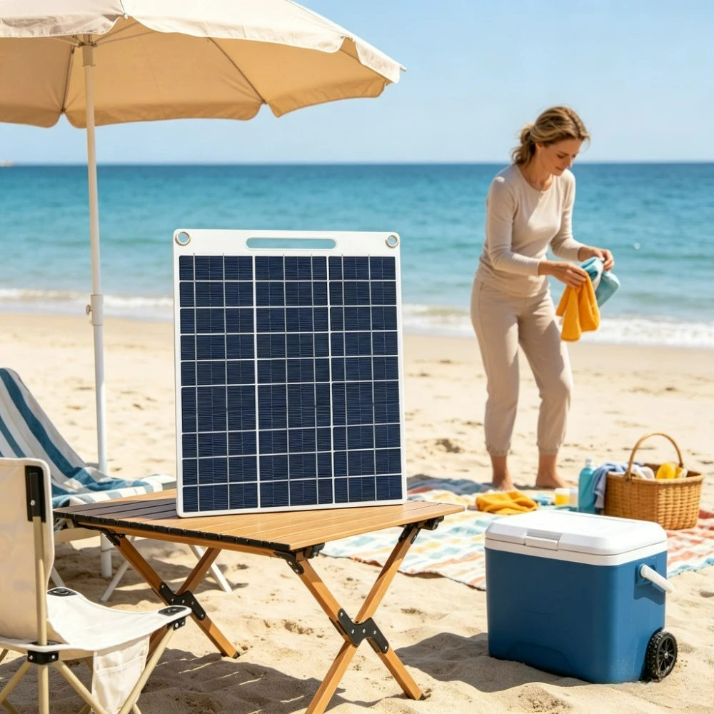 Outdoor Picnic High Speed Dual USB Solar Panel Charger 15W 20W Weather Resistant Solar Power Supply for Hiking Cycling B