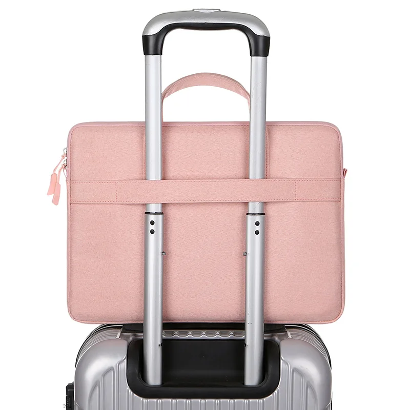 

16-дюймовая компьютерная сумка, водонепроницаемая ткань Оксфорд, легкий деловой портфель на одно плечо большой вместимости.