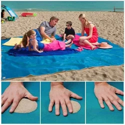 Sand Proof Blanket Sand Free Lightweight Compact Large Beach Towel Mat Fast Dry Waterproof Easy Clean Ultra Portable Blanket
