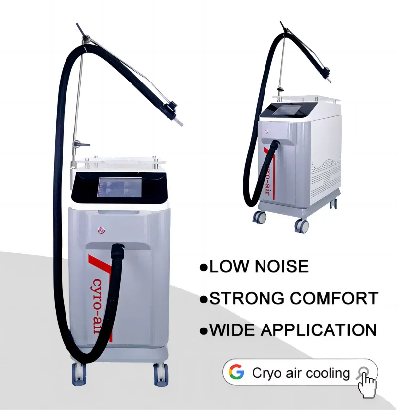 Enfriador de Piel -40, Máquina de Aire Frío para Aliviar el Dolor, Máquina de Enfriamiento de Piel con Aire Frío para Láser Cryo CL40
