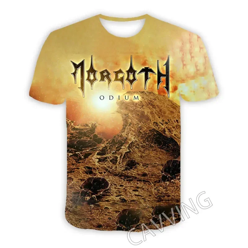 Morgoth Rock 3D Printed Casual T-shirts Hip Hop Tee Shirts Harajuku Styles Tops Fashion Clothing for Women/men