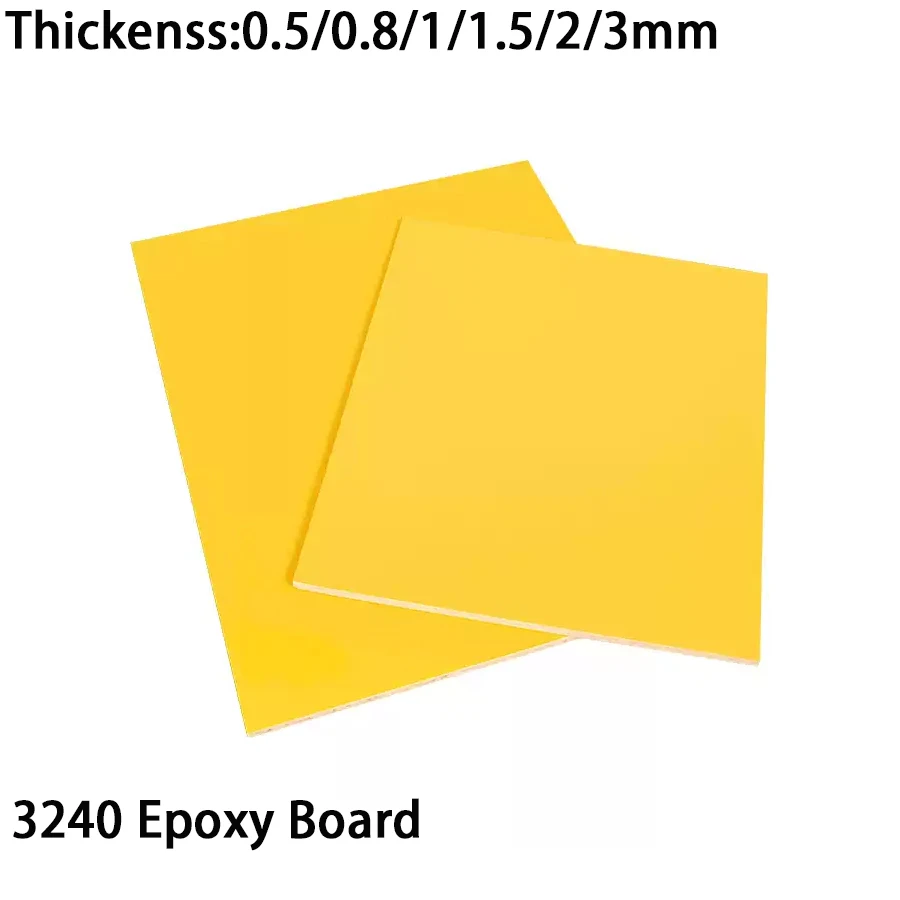 

Yellow 3240 Epoxy Board Insulation Resin Board Thickness 0.5-3mm Length 100-300mm,Width 100-300 High Temperature Resistant