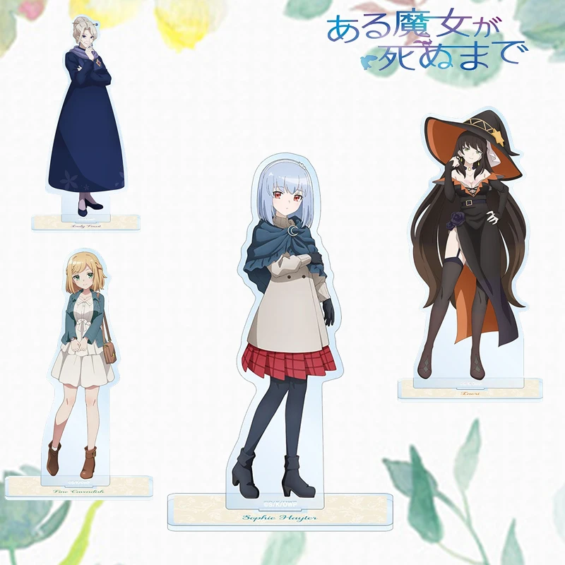 Anime Once Upon a Witchs Death Acrylic Stand Model Figure Cosplay Figure Standing Model Toy Fans Collection Desktop Doll Gifts