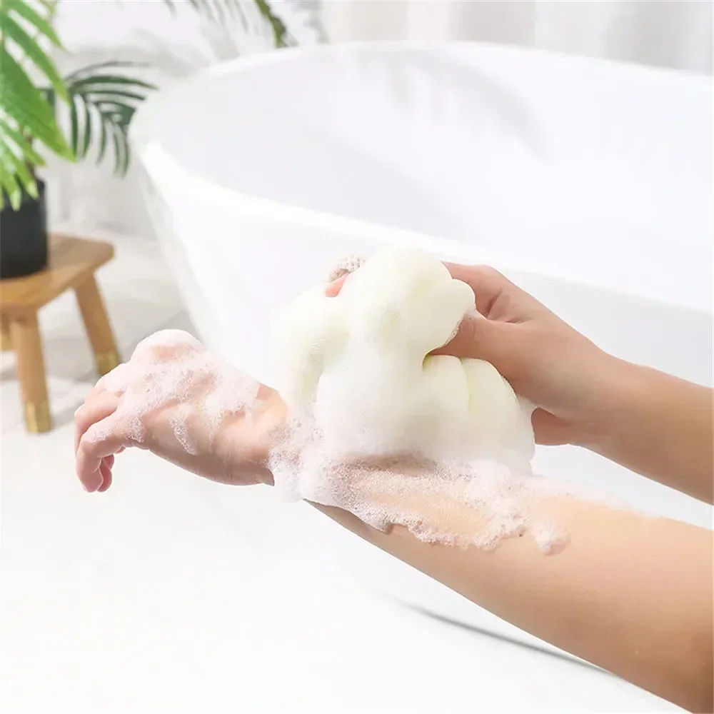 Peeling Bad Blase Ball Wäscher Weiche Mesh Dusche Schäumen Schwamm Körper Haut Reiniger Reinigung Werkzeuge Bad Zubehör