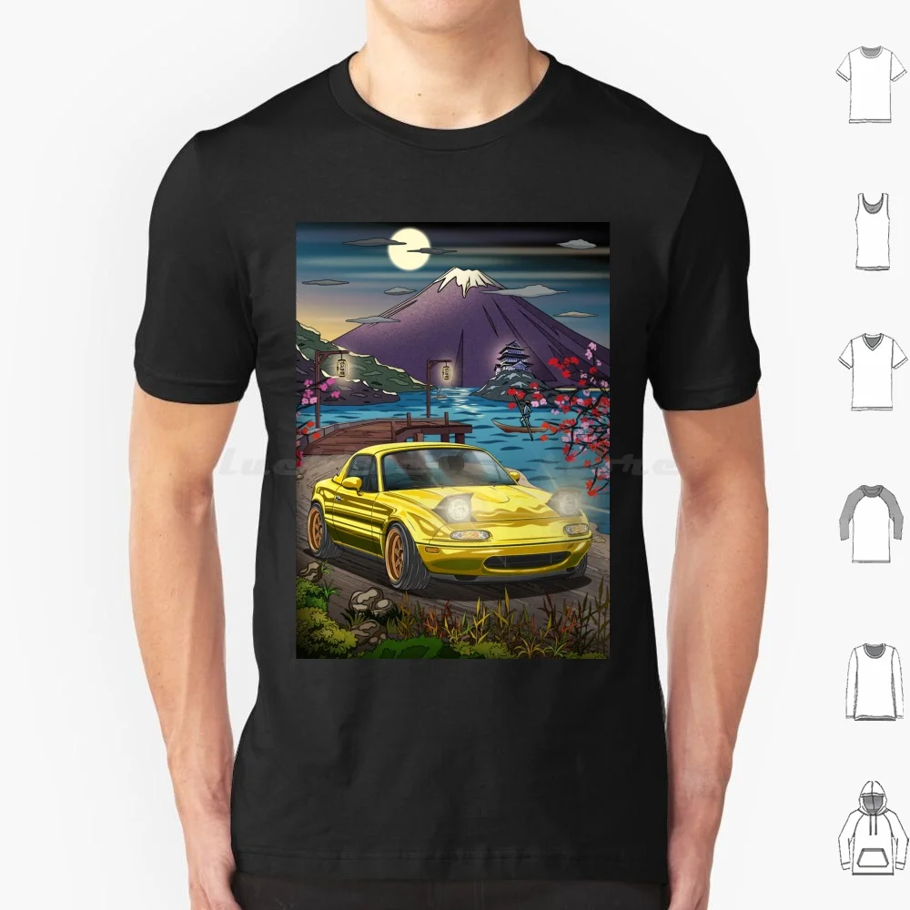 Nippon Jdm Mazda Mx-5 Miata 1990 T Shirt 6Xl Cotton Cool Tee Car Cars Automobile Automotive Vehicle Guyvit Navin Guyvit Mazda