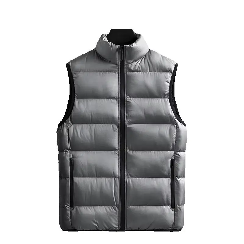 High-Quality Men's Fashionable Versatile Cotton Vest Jacket for Travel Outdoor Autumn Winter New Style Trendy Casual Wear
