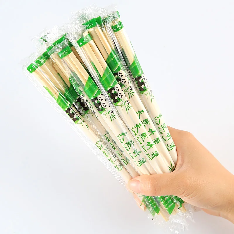 Disposable Bamboo Wood Chopsticks 50/100/200Pairs Restaurant Individual Package Chop Sticks Hashi Sushi Food Stick Tableware Set