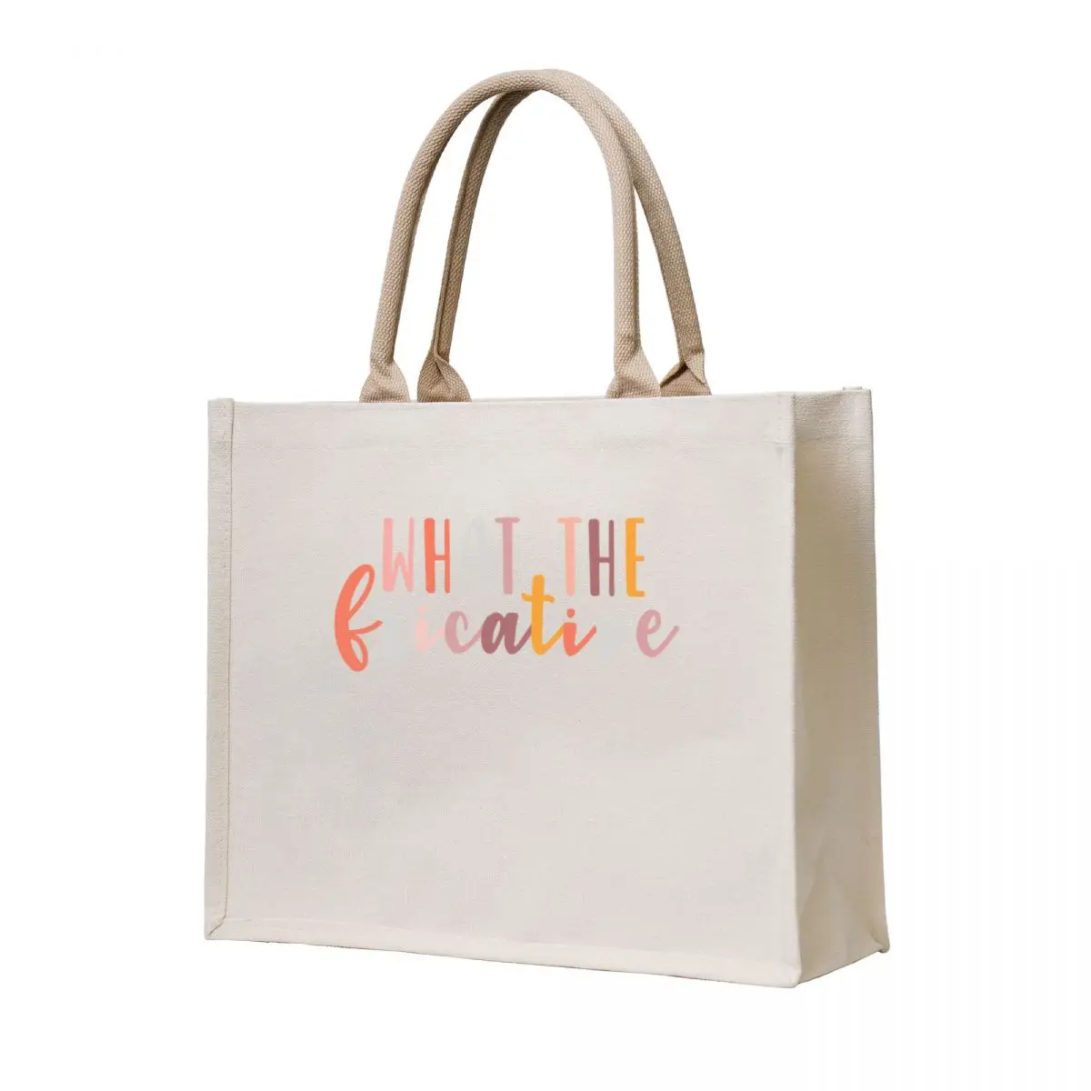 

What the Fricative Speech Language Pathologist Speechie Boho Rainbow Retro Tote Bag Women's tote bag Custom bag