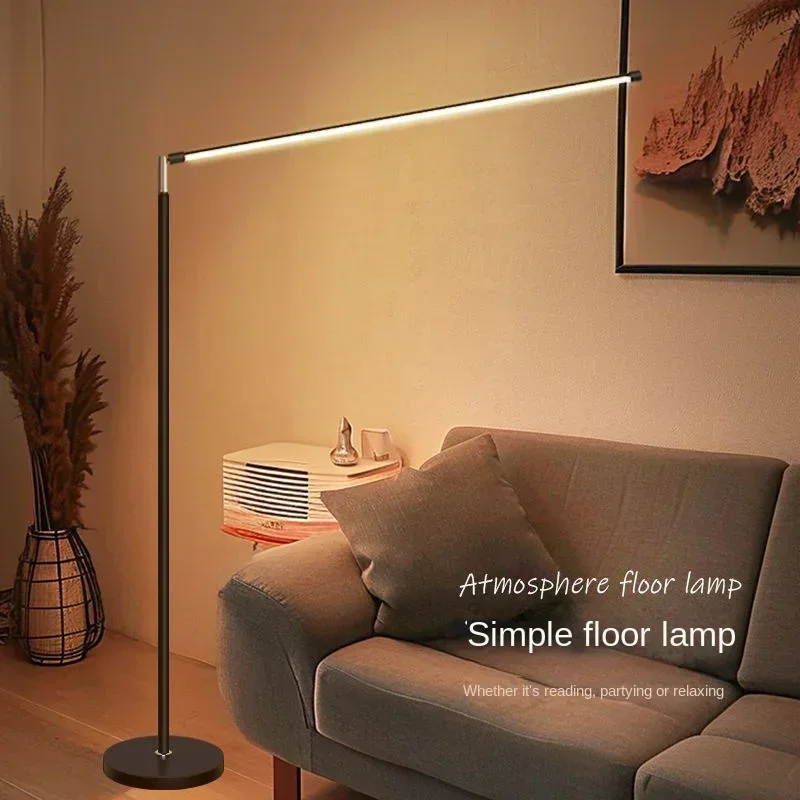مصباح أرضي LED، مصباح قراءة ساطع للعناية بالعيون، مصباح قراءة ساطع للعناية بالعين، مصباح عمودي قابل للتعتيم، 3 مستويات سطوع، لغرفة المعيشة، غرفة النوم، المكتب، مصباح بيانو، طول 70-120 سم #5