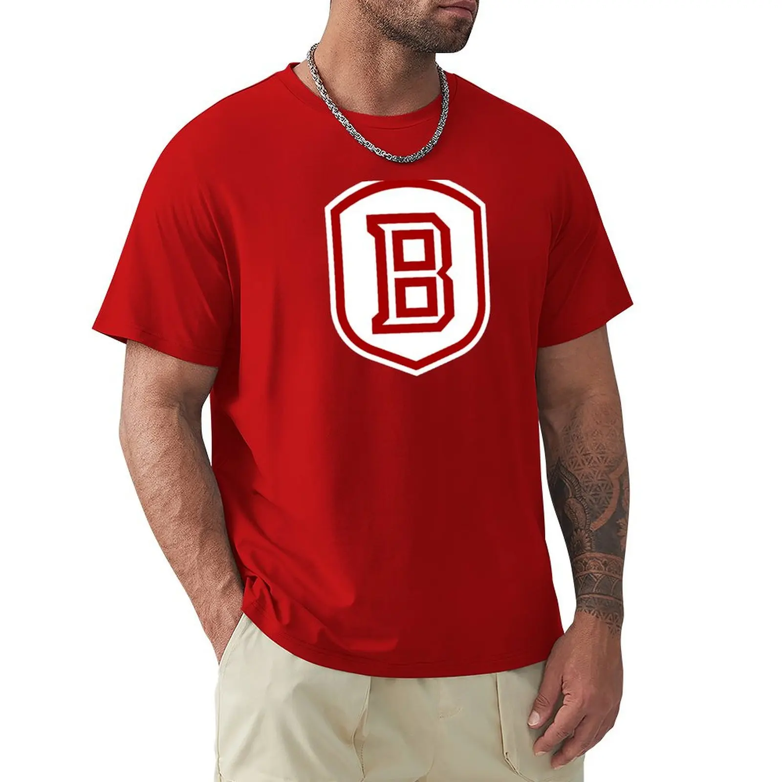 THE Bradley Braves T-Shirt oversizeds sweat heavyweight t shirts for men