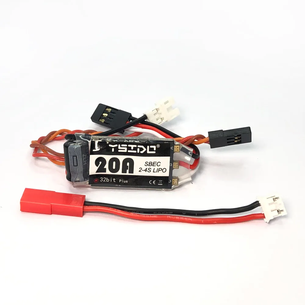 YSIDO Mini 1410 V2 Brushless Motor 2580KV 3580KV 5580KV 9580KV w/ 20A ESC Combo for Kyosho Mr03 Pro Atomic DRZ 1/24 1/28 RC Car