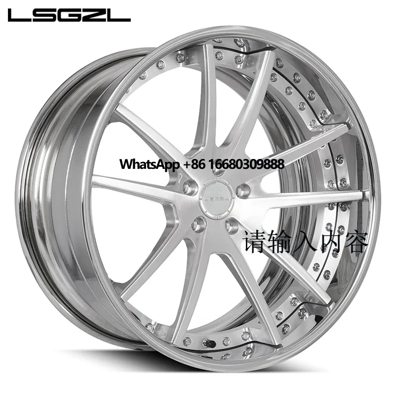 

LSGZL Alloy wheels Car rim16-24 inch Forged Wheel Hub For Car 5*120 forged custom wheel