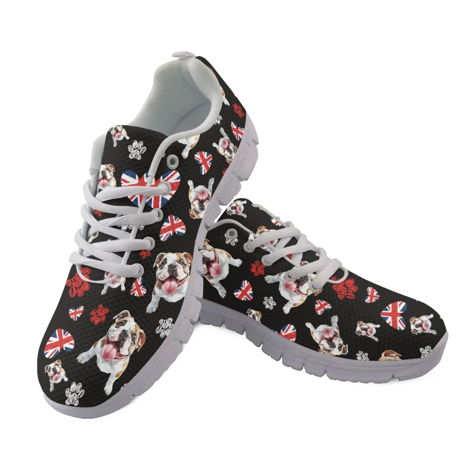 Coloranimal Bulldog Mesh & EVA Sole Mens Sports Tennis Shoes Casual Training Shoes for Women 2026 Trending