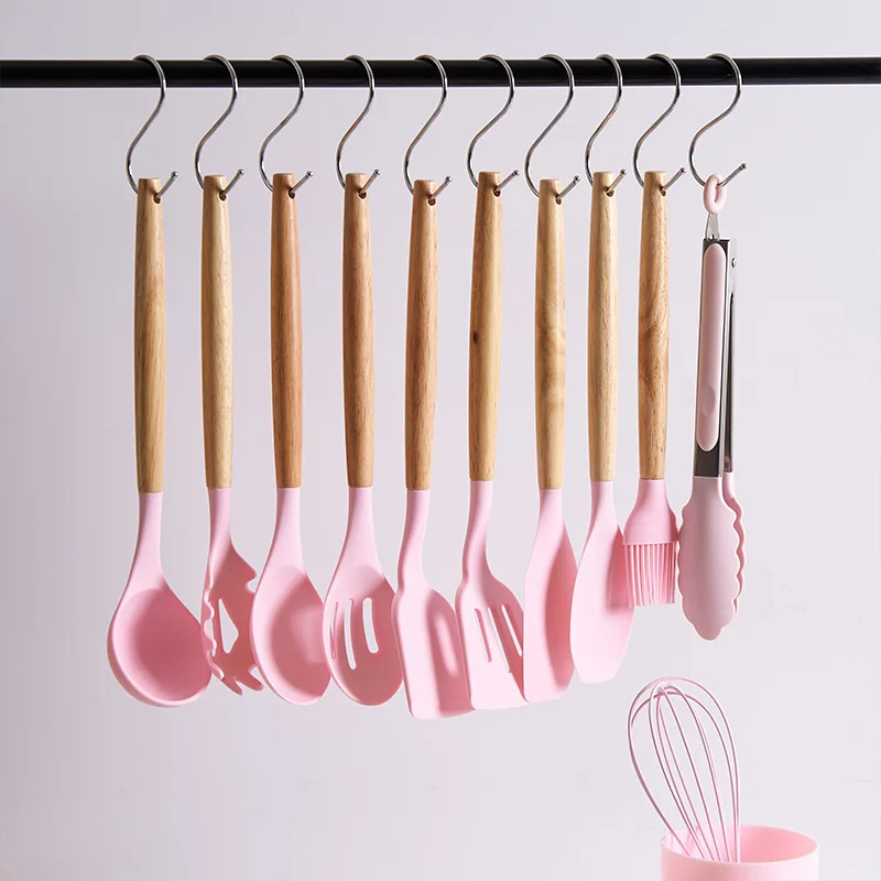 Home Kitchen Gadgets Silicone Utensils Kitchen Kit  Cookware Sets Cooking Utensils Household Things kitchen Utensils Practical