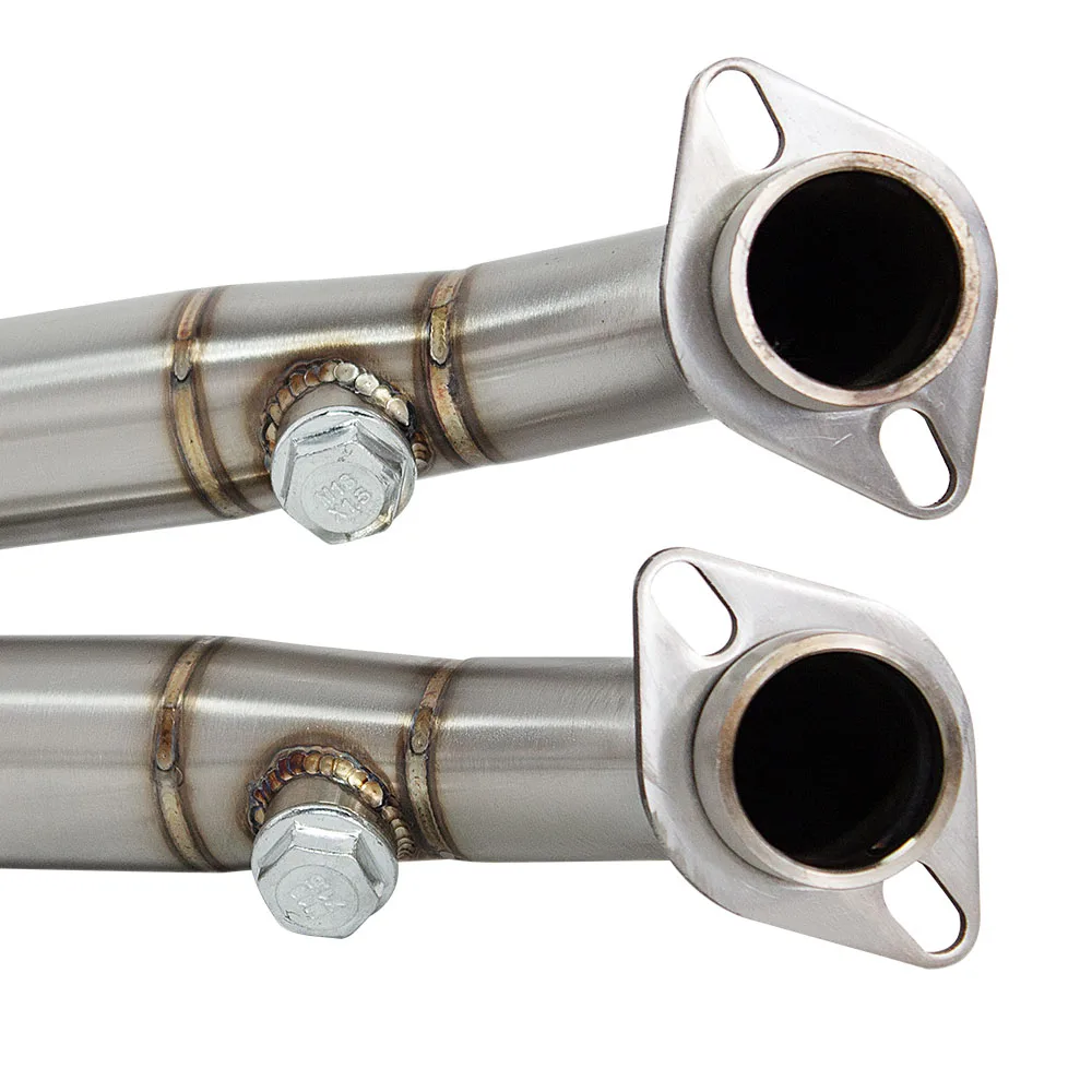 Colector de Escape para motocicleta CFMOTO 450SR 450NK 2022-2025, acero inoxidable, 51MM, recto, tubo de enlace frontal, línea de carreras de Escape