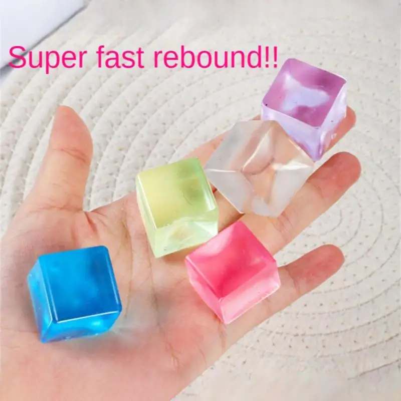 Squeeze Toy Soft Gel Transparent Vent Squeeze Toy Security Creative Decompression Toys Viral Toys Trend Ice Relieve Pressure