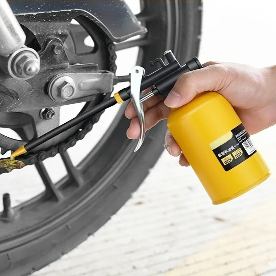 

Oil Can Lubrication Metal High Pressure Pump Grease Guns Car Oil Pot Bottle Car Repair Tool 180ml 220ml 300ml 450ml
