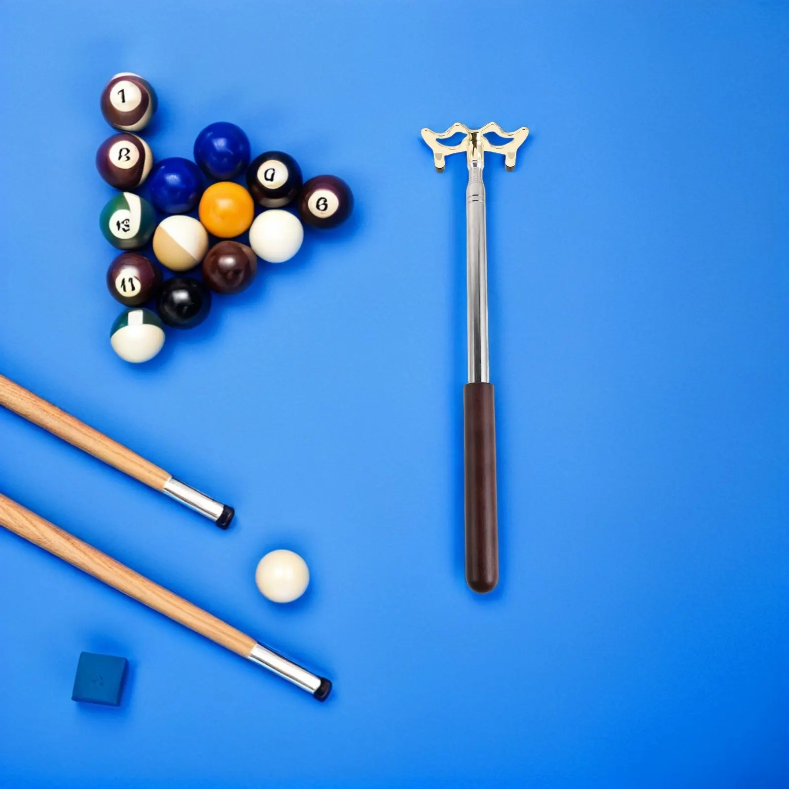 

Выдвижная телескопическая опорная палка для бильярдного стола с регулируемой деревянной ручкой, 14-65,7 дюймов, аксессуар для бильярда