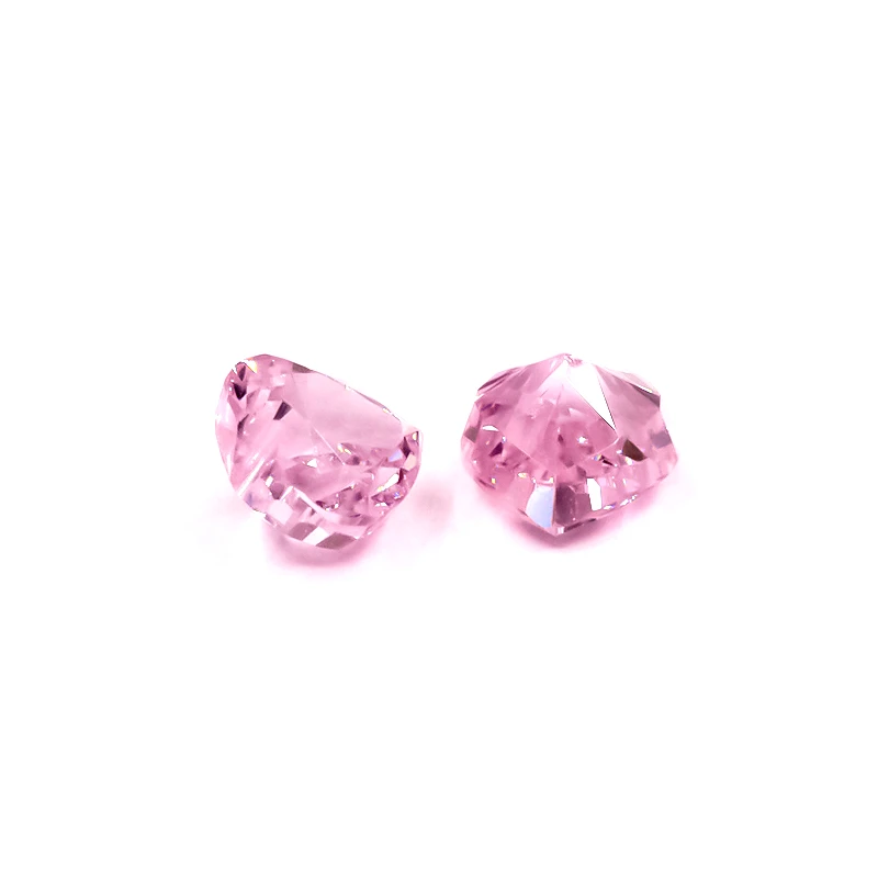 5x5mm Herz Zerkleinerte Eis-Schliff Lose CZ-Steine 5A Verschiedene Farben Kubisches Zirkonium Synthetische Edelsteine für Schmuck – Detail 4