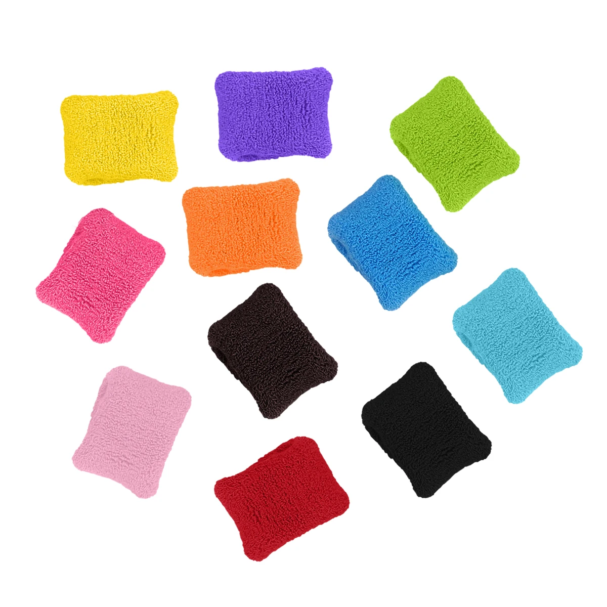 

12pcs Wool Ropes Multicolor Ponytail Holders Durable Hair Accessories for Women Girls Daily Wear Party Bright Color Easy Match