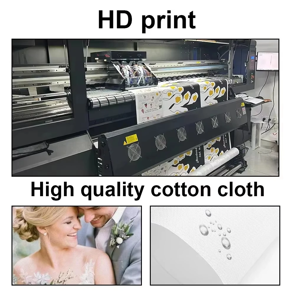 Personalized Print of Your Photos Canvas Painting Couples Family Weddings Pet Characters Animal Wall Art Picture Home Decor Gift