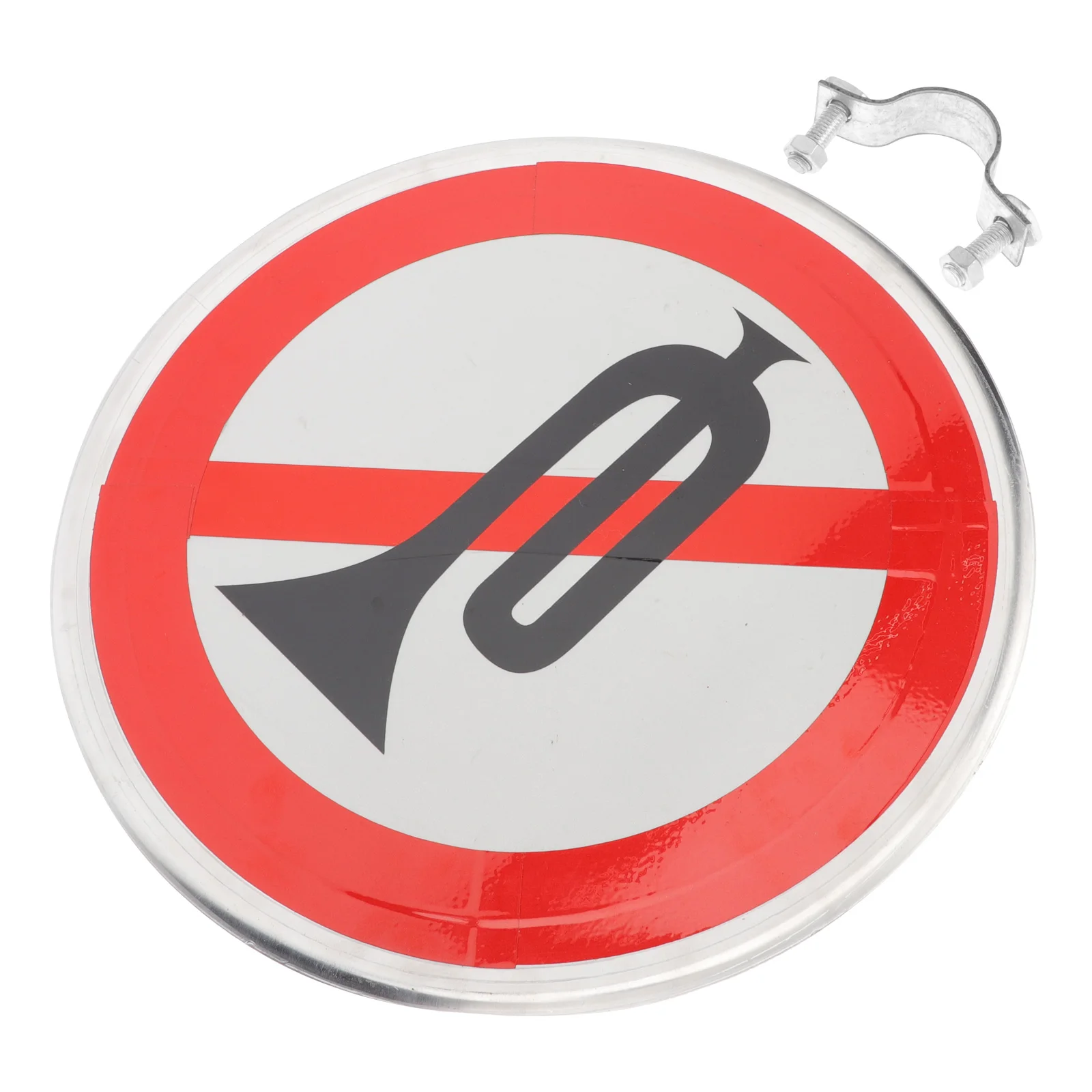 

No Whistle Signage Horn for Warning Customized Aluminum Plate Traffic Caution Roads Warming