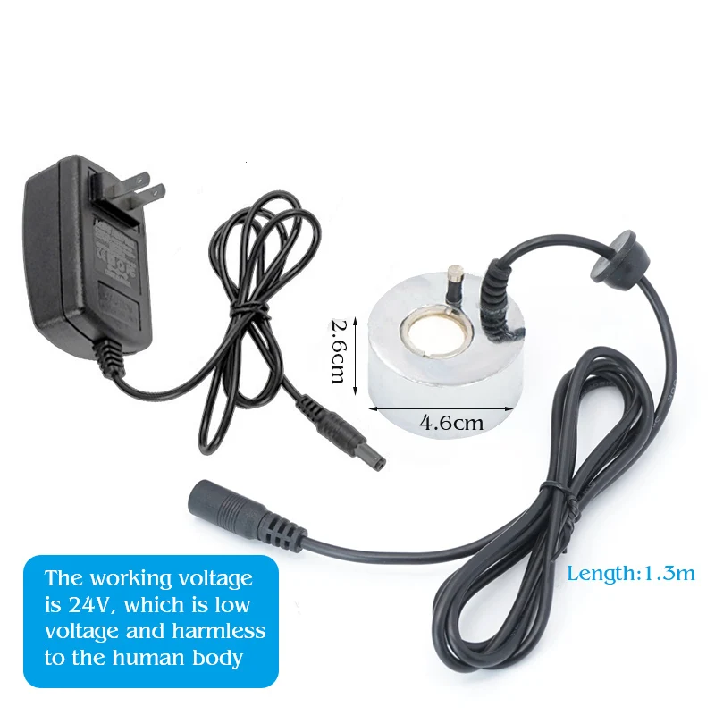 New Durable Quality DC 24V Ultrasonic Humidifier Mist Maker Fogger Water Fountain Pond Atomizer Head Air Humidifier