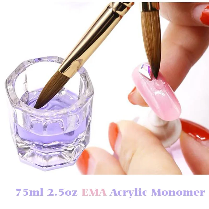 Líquido monómero acrílico para extensión de uñas, esmalte de Gel UV rápido, para tallado profesional, 120/75/40ml