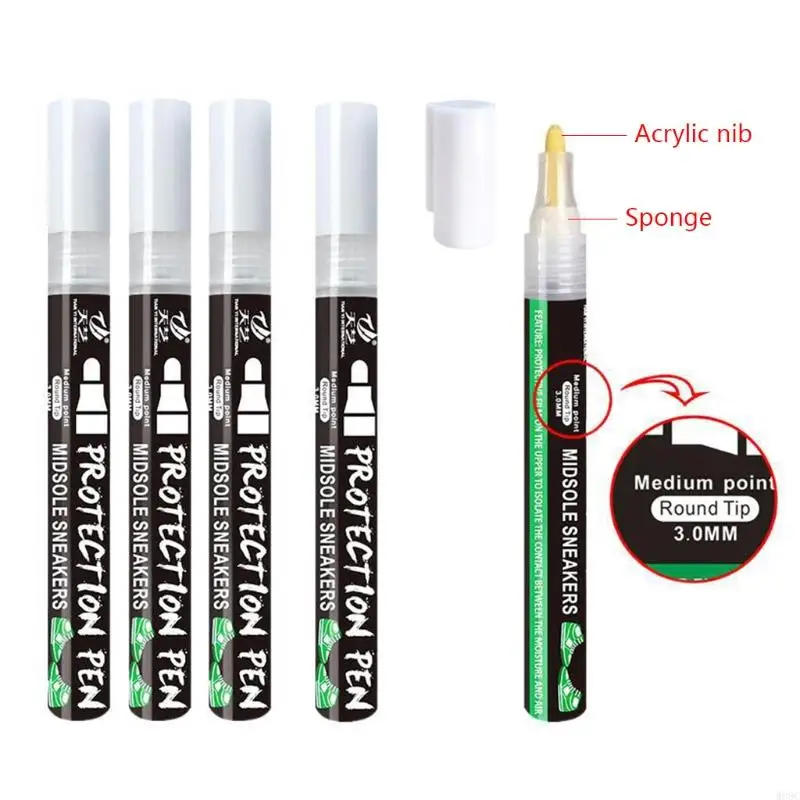 W89C 2 PCS 전문 보호 안티 산화 펜 가죽 스웨이드 패브릭 및 부드러운 폼 운동화 신발