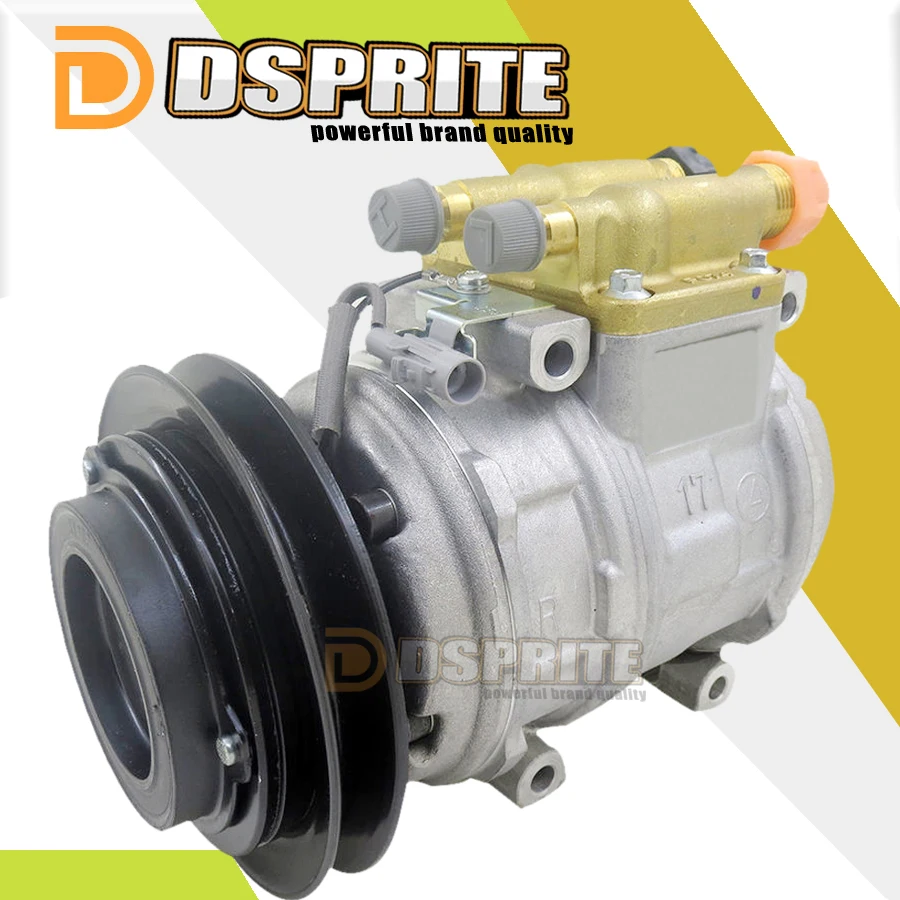 

Ac Compressor Air Conditioner For 24V Truck Refrigeration Bus Applications 447200-4596 Original Quality 10PA17C