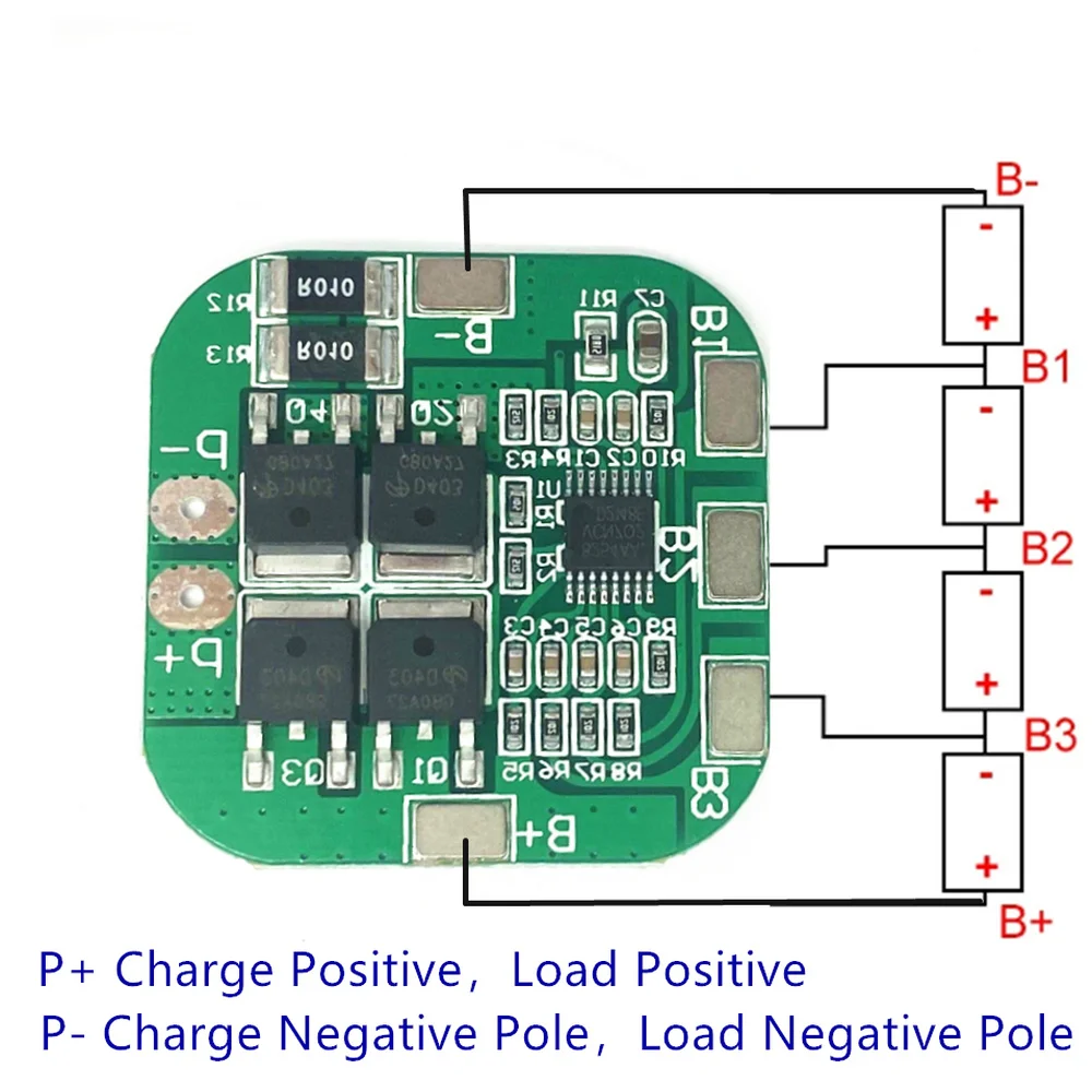 4S 14.8V / 16.8V 20A Piek Li-Ion Bms Pcm Batterij Bescherming Boord Bms Pcm Voor Lithium licoO2 Limn2O4 18650 Li Batterij