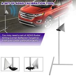 For Honda Toyota Kia Ford Radar Aiming Reflector Target Kit ADAS Calibration Tool Billet Aluminum Cars Specialist Spare Parts