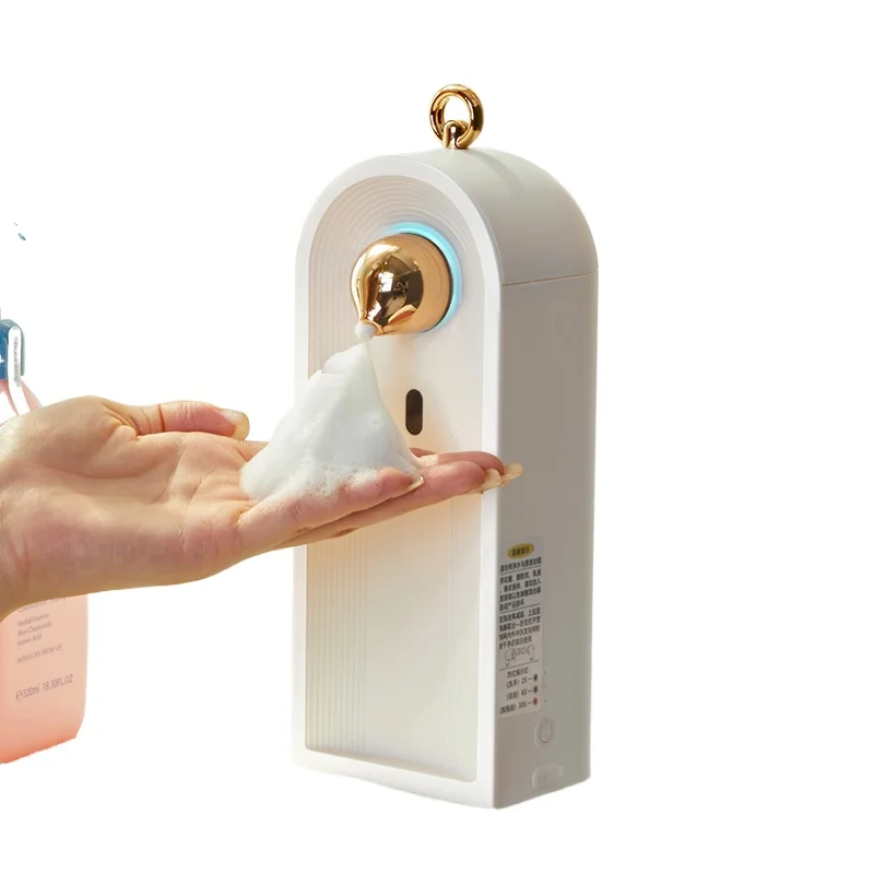 Luxury Touchless Foaming Hand Sanitizer Soap Dispenser Wall Mounted Automatic Sensor Soap And Shampoo Dispenser For Bathroom