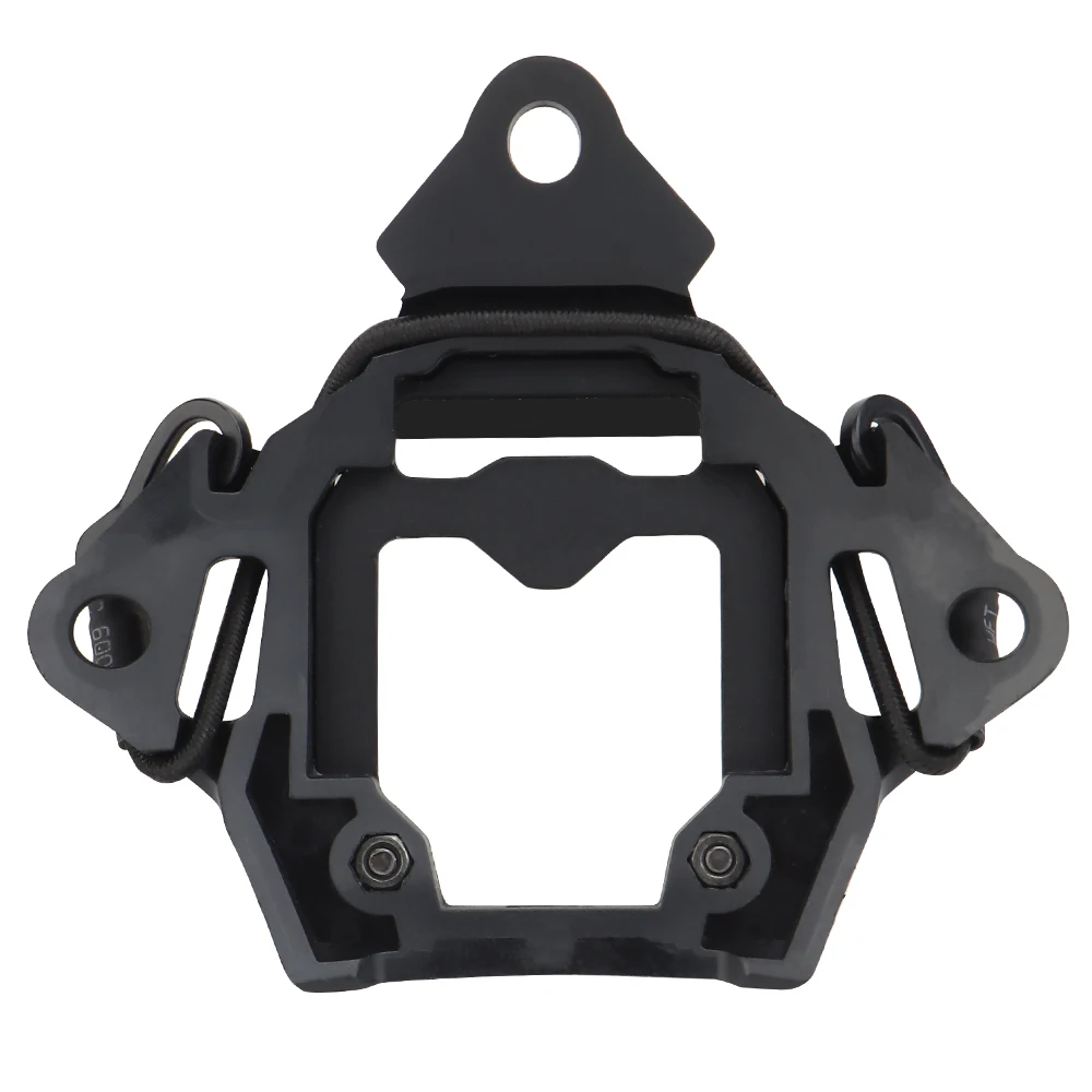 Vulpo novo capacete tático/escudo adaptador de montagem nvg de três furos/escudo modular de alumínio para o capacete rápido mich af wendy rápido