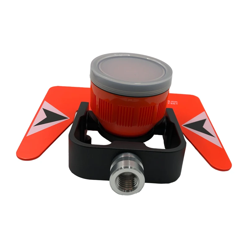 High Quality Red Single Prism For Nikon South Trimble For Top-n For Sokk-ia Total Station Prisms Surveying AK18 With Soft Bag