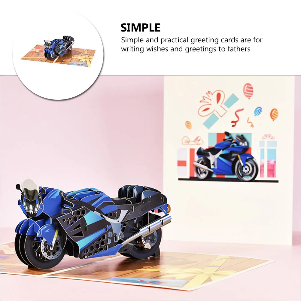 

Boy 3D Three-dimensional Greeting Occasion Paper Festival Blessing Cards