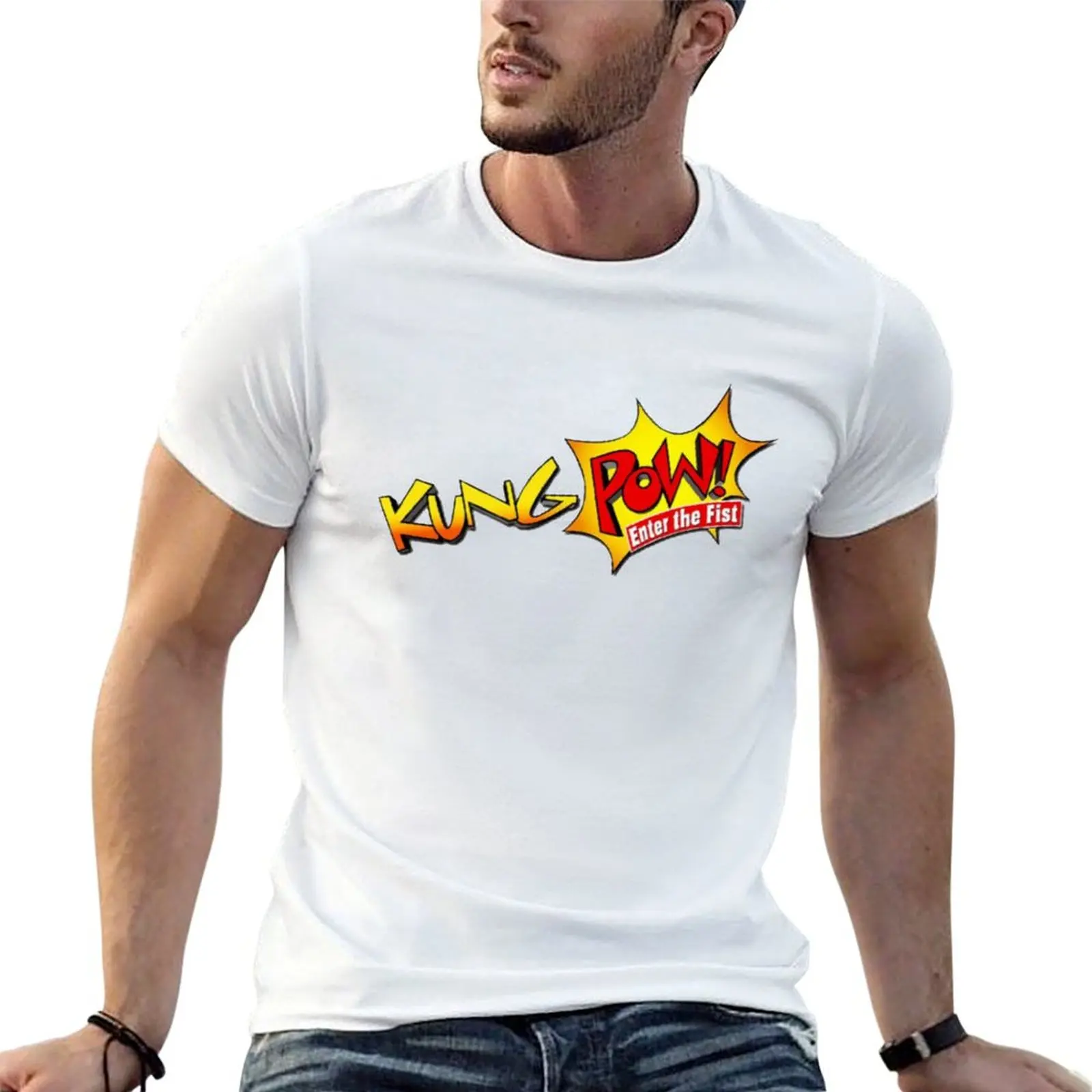

Kung Pow - Martial Arts Parody T-Shirt man t shirt graphic t shirts for man graphic tees g man t shirts for men T-shirt