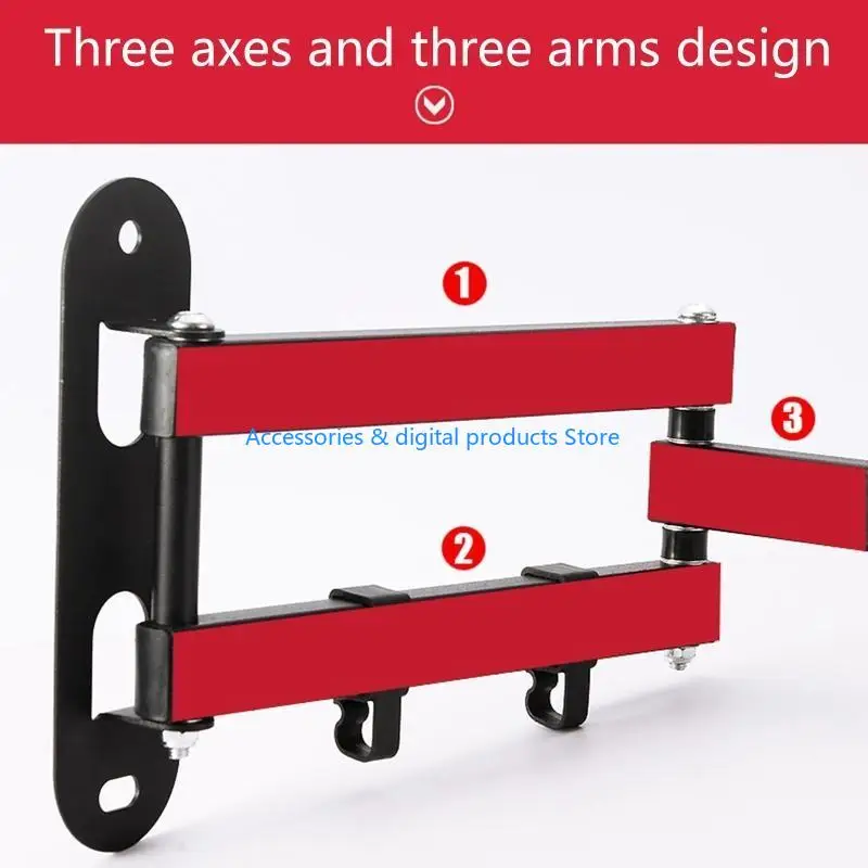 77JD Full Motion Adjustable Articulating for Echo Show 15 LED LCD Monitor Wall Mount view 4