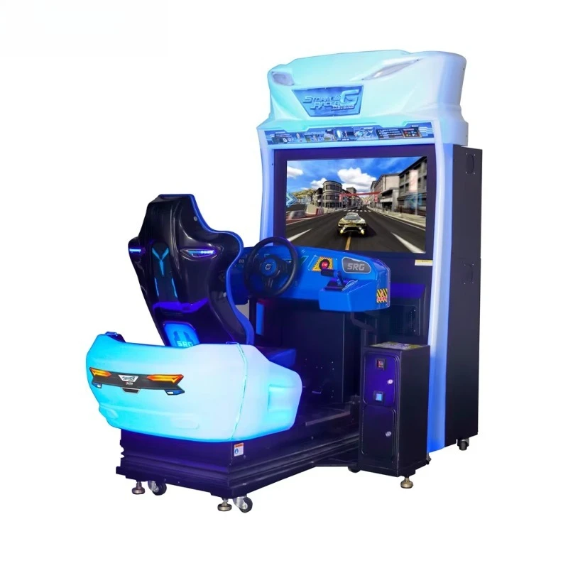 맞춤형 시스템 신규 디자인 스톰 레이서 아케이드 게임기 레이싱 시뮬레이터 아케이드 게임기