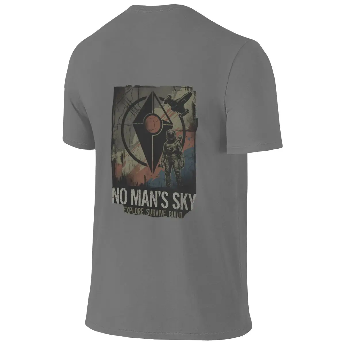 No Man S Sky Sentinel Korvax Vy Keen Gek Factions Literary Reversible T-shirt Commuting Casual No Curling Short Sleeve