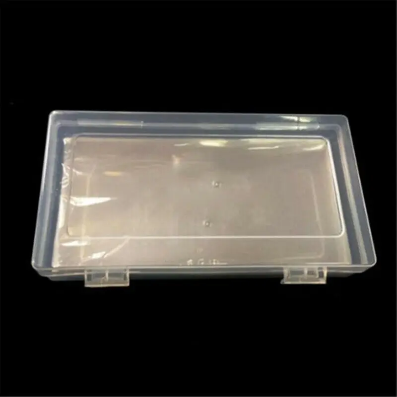 100 Transparent Polypropylene Sleeves for Paper Currency Storage with Reusable Plastic Box for Display Purposes