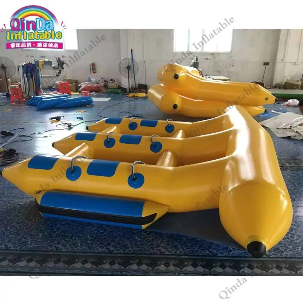 Popular Water Sport Inflatable Flying Towable Inflatable Flying Fish Banana Boat For Adults