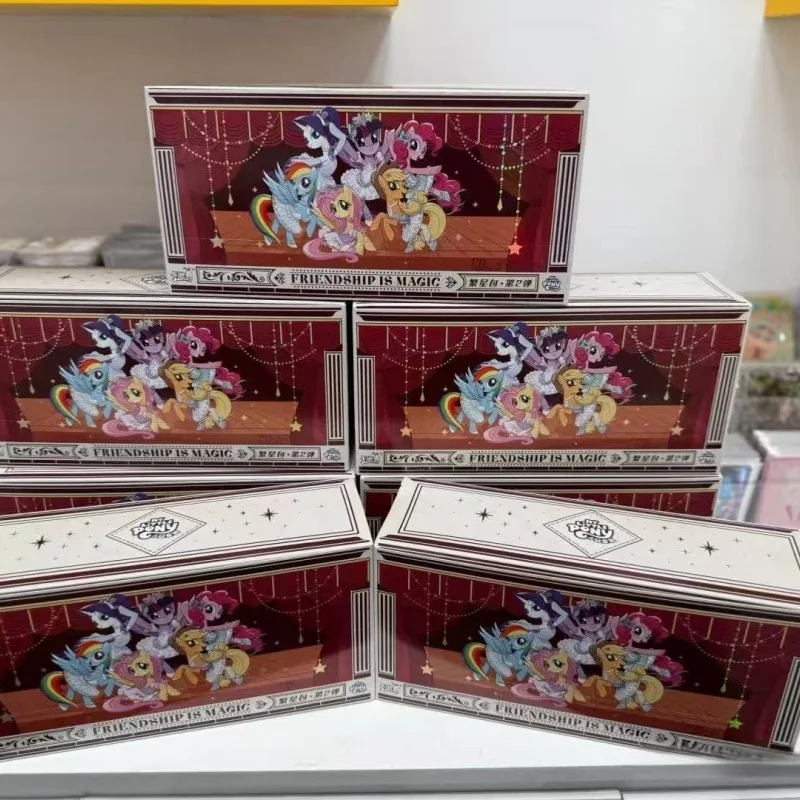 KAYOU Genuine My Little Pony Friendship Eternal 1 and 2 Bullets Starry Package Sound Rhyme Moon AR Gilded Decorative Gift