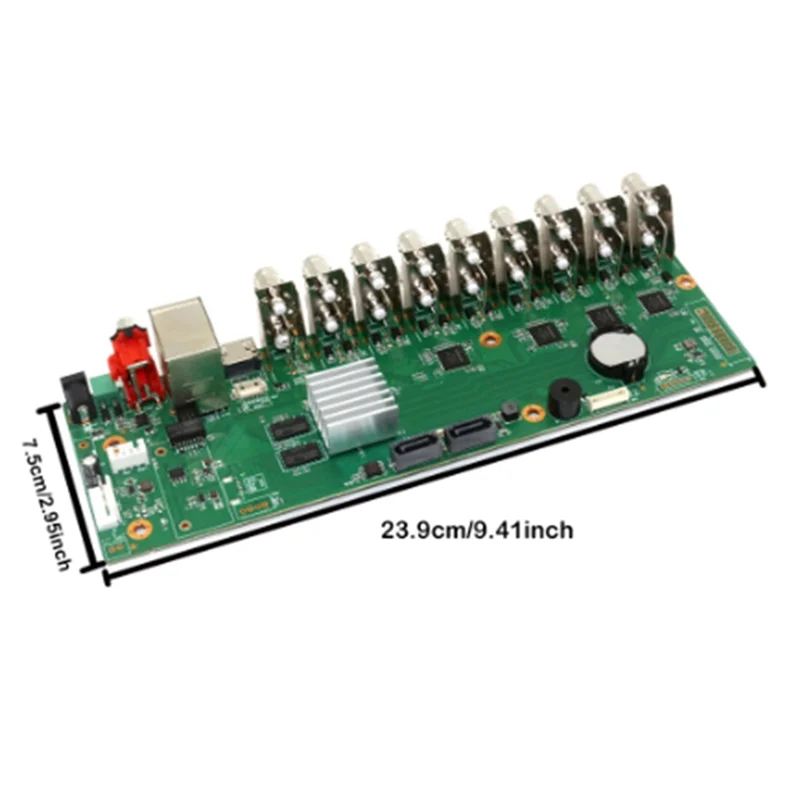 A42Z-Xmeye NVR DVR Board 5M-N 1080P híbrido 6 en 1 con Audio sobre Coaxial para cámaras IP analógicas CCTV AHD Tvi CVBS